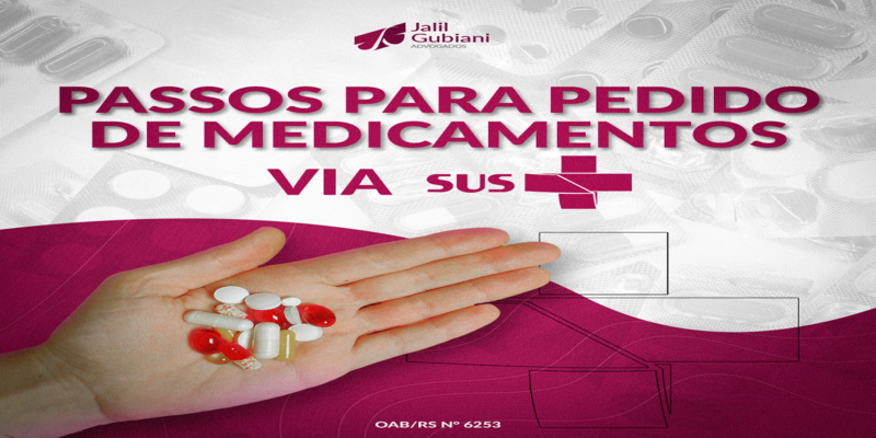 PASSOS PARA PEDIDO DE MEDICAMENTOS VIA SUS