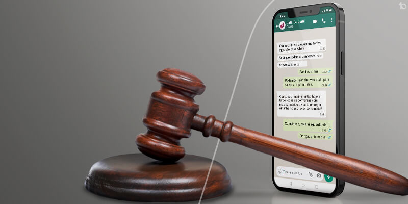 É POSSÍVEL USAR CONVERSA DE WHATSAPP COMO MEIO DE PROVA?